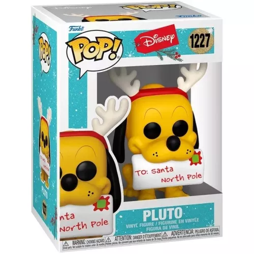 Funko Pop! Pluto #1227 Reindeer Disney Vinyl Figure Box