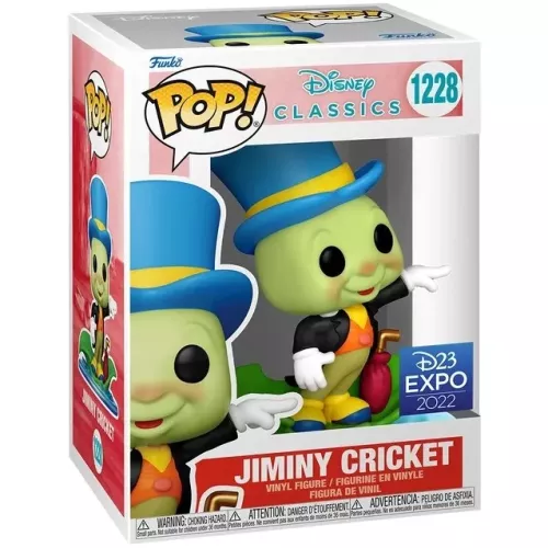 Funko Pop! Jiminy Cricket #1228 Disney Classics Vinyl Figure Box