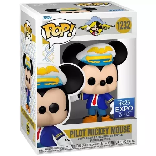 Funko Pop! Pilot Mickey Mouse #1232 Disney I Flew on the "Mouse" Box