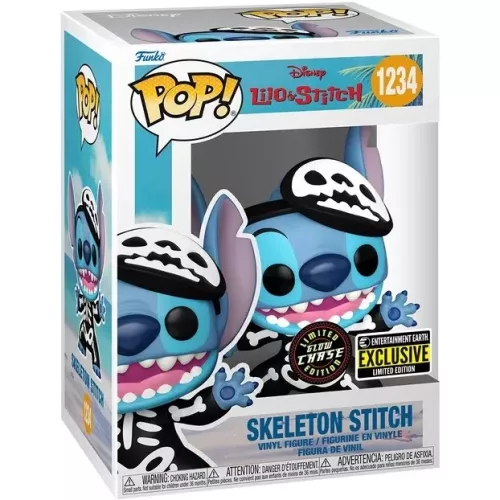 Funko Pop! Skeleton Stitch #1234 Chase Glows in the Dark Box