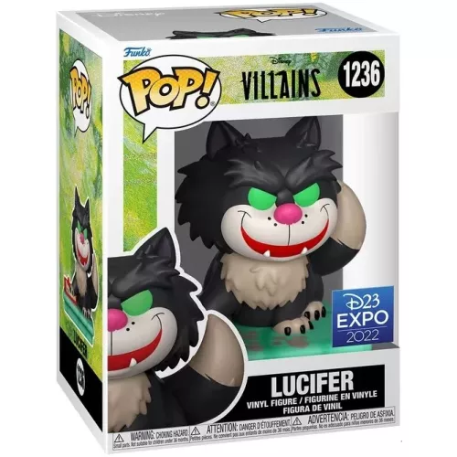 Funko Pop! Lucifer #1236 Disney Villains Vinyl Figure Box