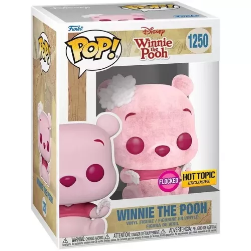Funko Pop! Winnie the Pooh #1250 Pink Flocked Disney Winnie the Pooh Box