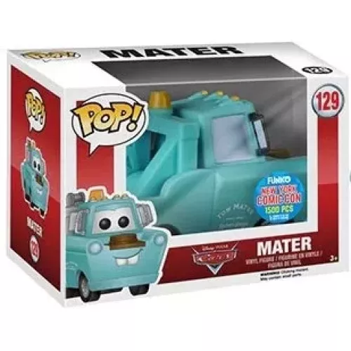 Funko Pop! Mater #129 Dinoco Disney Pixar Cars Vinyl Figure Box