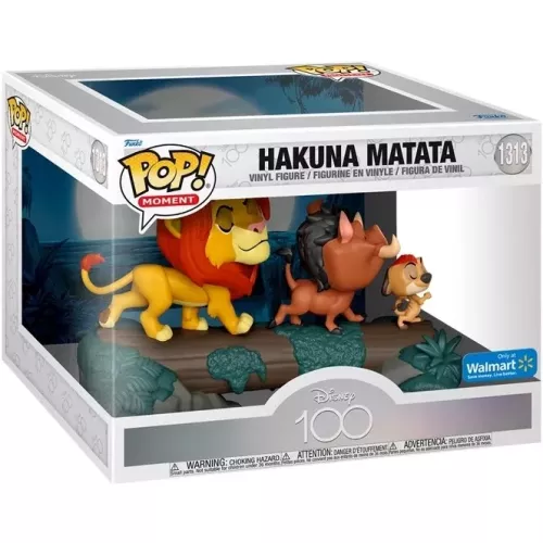 Funko Pop! Hakuna Matata #1313 Disney 100 Vinyl Figure Box