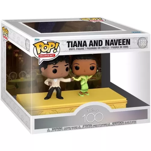 Funko Pop! Tiana and Naveen #1322 Disney 100 Vinyl Figure Box
