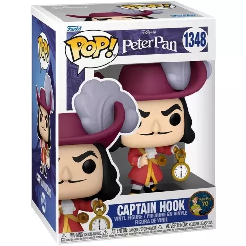Funko Pop! Captain Hook #1348 Disney Peter Pan Vinyl Figure Box
