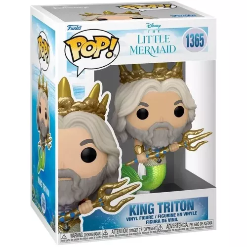 Funko Pop! King Triton #1365 Disney The Little Mermaid Box