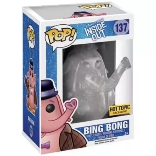 Funko Pop! Bing Bong #137 Translucent Disney Pixar Inside Out Box