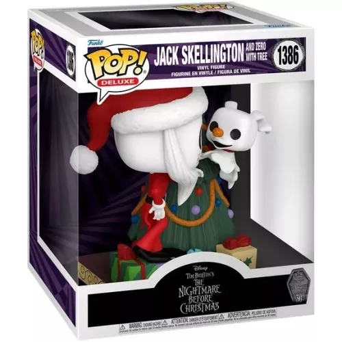 Funko Pop! Jack Skellington and Zero with Tree #1386 Box