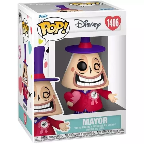 Funko Pop! Mayor #1406 Valentine's Colors Disney Vinyl Figure Box