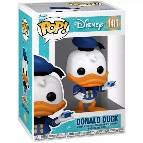 Funko Pop! Donald Duck #1411 Hanukkah Disney Vinyl Figure Box
