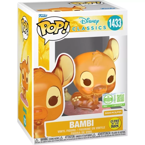Funko Pop! Bambi #1433 Glows in the Dark Disney Classics Box