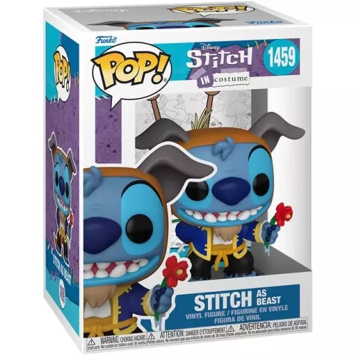 Funko Pop! Stitch as Beast #1459 Disney Stitch in Costume Box