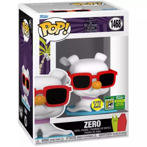 Funko Pop! Zero #1468 with Sunglasses Glows in the Dark Box