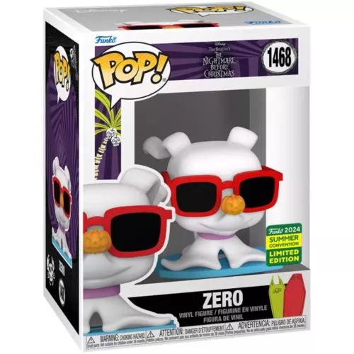 Funko Pop! Zero #1468 with Sunglasses Disney Tim Burton's The Nightmare Before Christmas Box