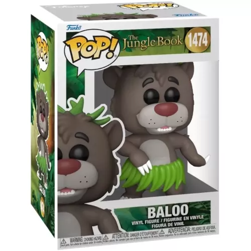 Funko Pop! Baloo #1474 in Palm Skirt The Jungle Book Box