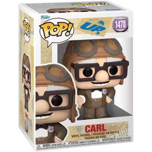 Funko Pop! Carl #1478 in Aviator Hat Disney Pixar Up Box