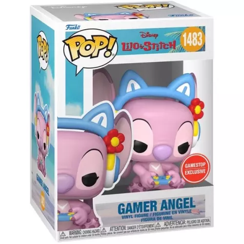 Funko Pop! Gamer Angel #1483 Disney Lilo & Stitch Vinyl Figure Box