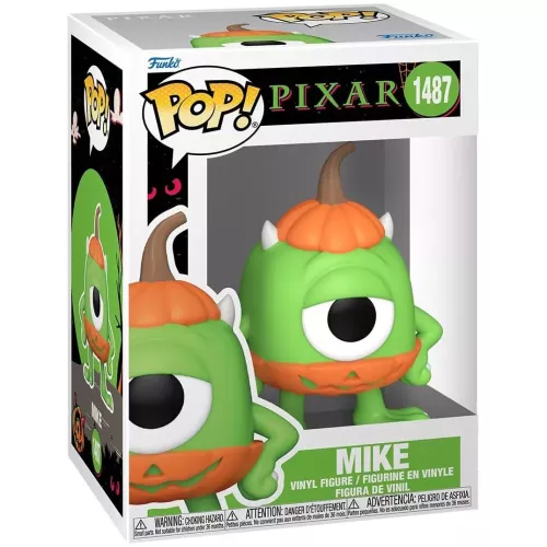 Funko Pop! Mike #1487 as Jack-O'-Lantern Pixar Disney Box