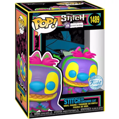 Funko Pop! Stitch as Cheshire Cat #1489 Blacklight Box