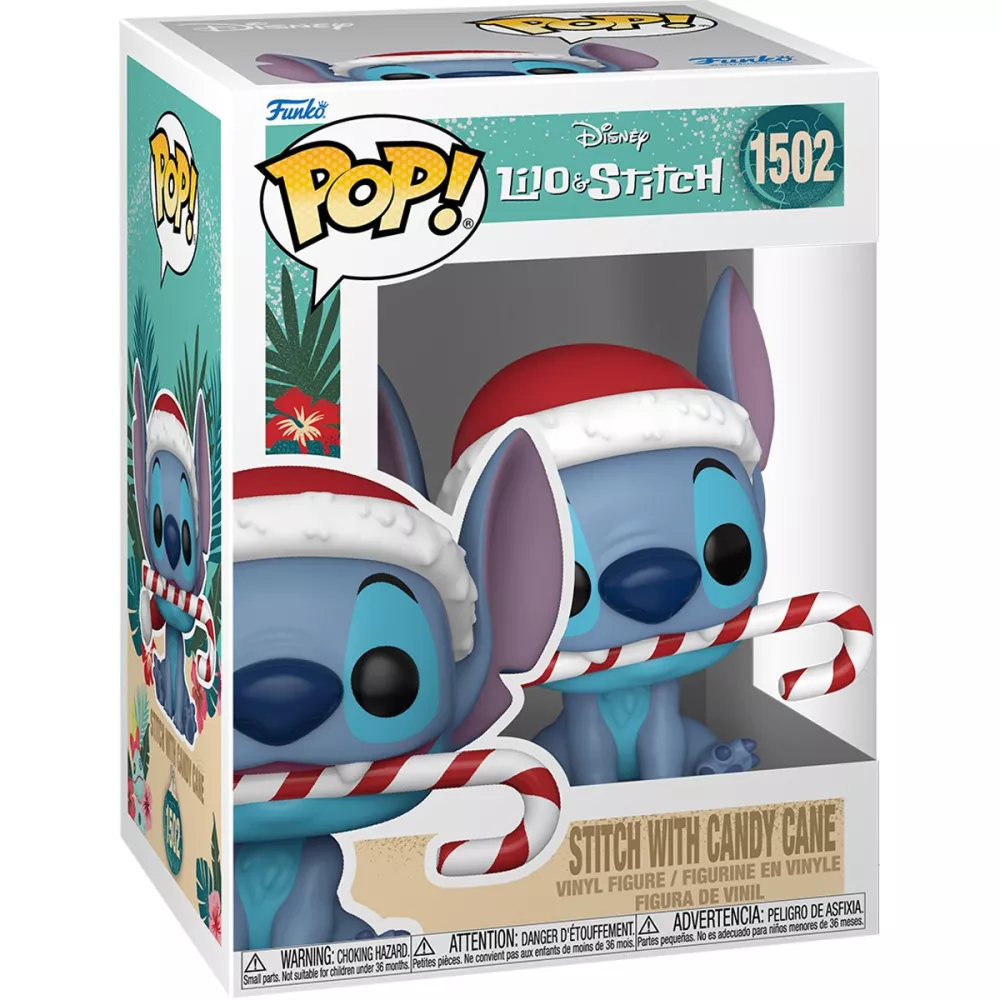 Stitch with Candy Cane Box