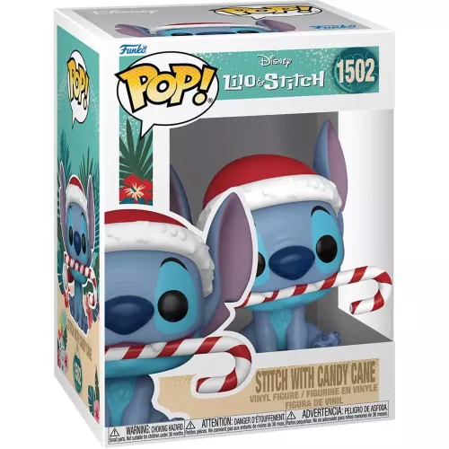 Funko Pop! Stitch with Candy Cane #1502 Disney Lilo & Stitch Box