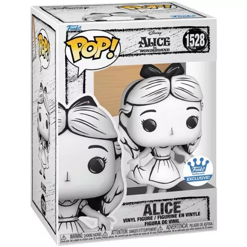 Funko Pop! Alice #1528 Sketched Deco Disney Alice in Wonderland Box