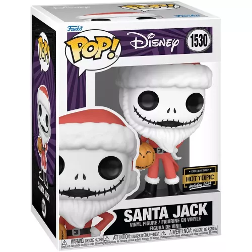 Funko Pop! Santa Jack #1530 with Jack O-Lantern Disney Box