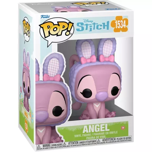 Funko Pop! Angel #1534 Easter Bunny Disney Stitch Vinyl Figure Box