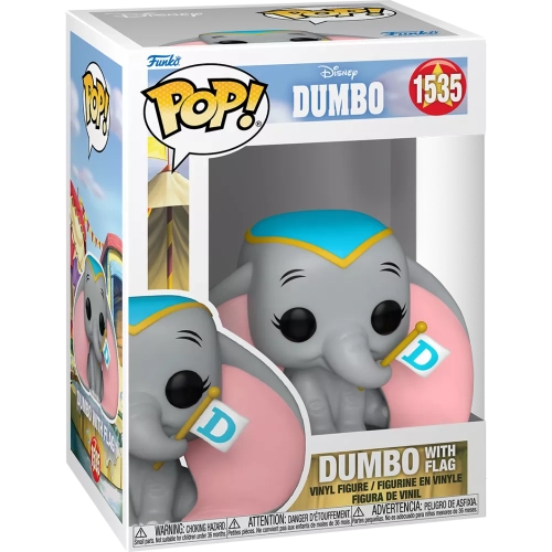 Funko Pop! Dumbo with Flag #1535 Disney Dumbo Vinyl Figure Box