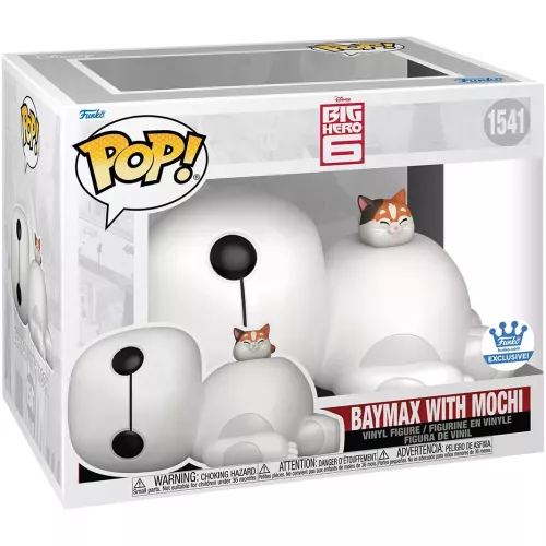 Funko Pop! Baymax with Mochi #1541 6 Inch Disney Big Hero 6 Box