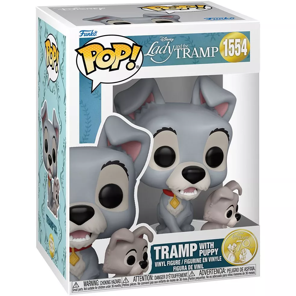 Tramp with Puppy Box