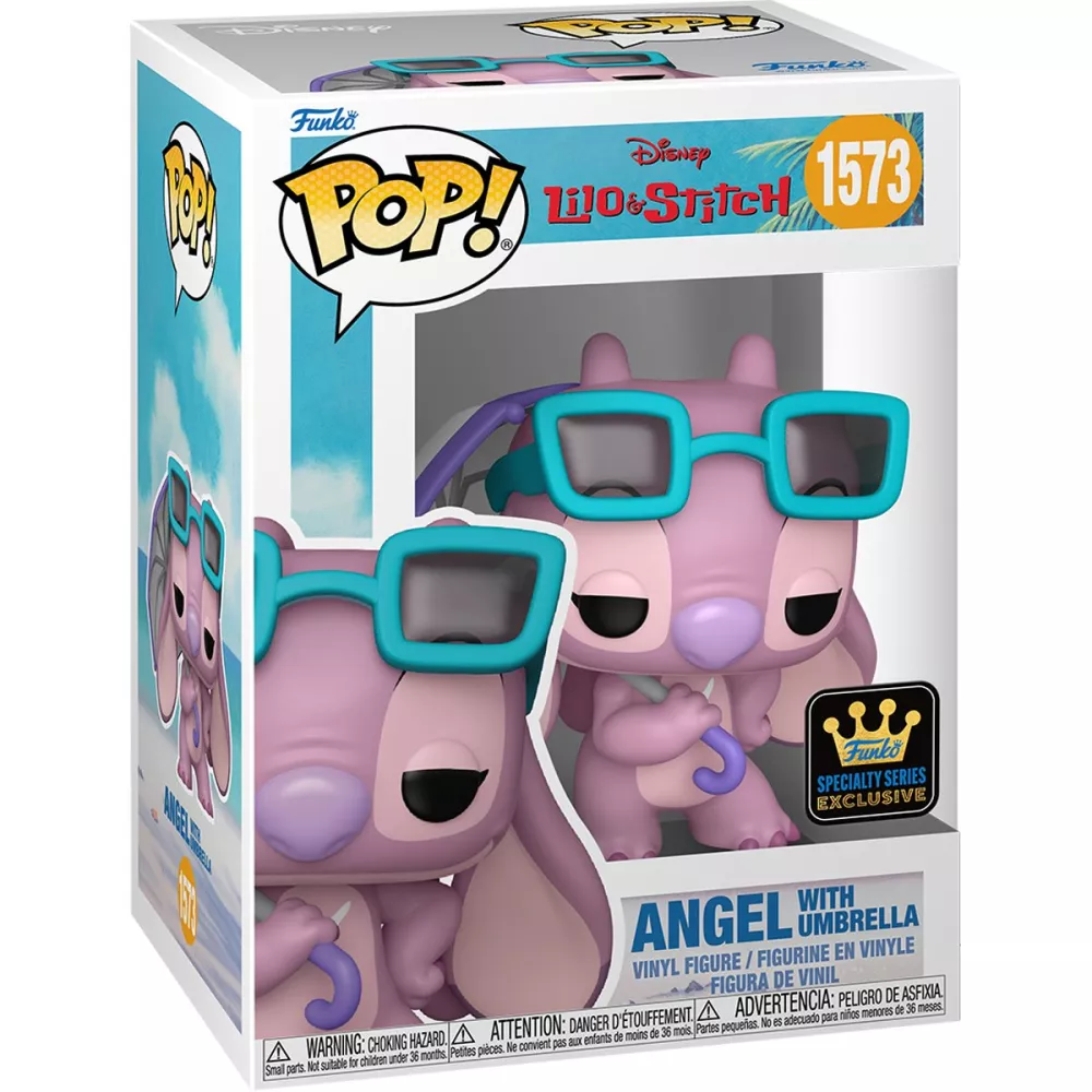 Précommande : LILO & STITCH - POP Disney N° 1573 - Angel avec parapluie main image 0