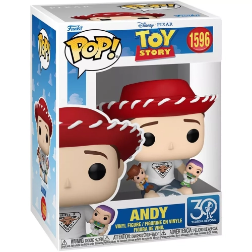 Funko Pop! Andy #1596 Disney Pixar Toy Story Vinyl Figure Box