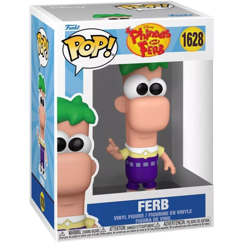 Funko Pop! Ferb #1628 Disney Phineas and Ferb Vinyl Figure Box