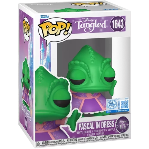 Funko Pop! Pascal in Dress #1643 Disney Vinyl Figure Box