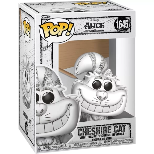 Funko Pop! Cheshire Cat #1645 Sketched Deco Disney Alice in Wonderland Box