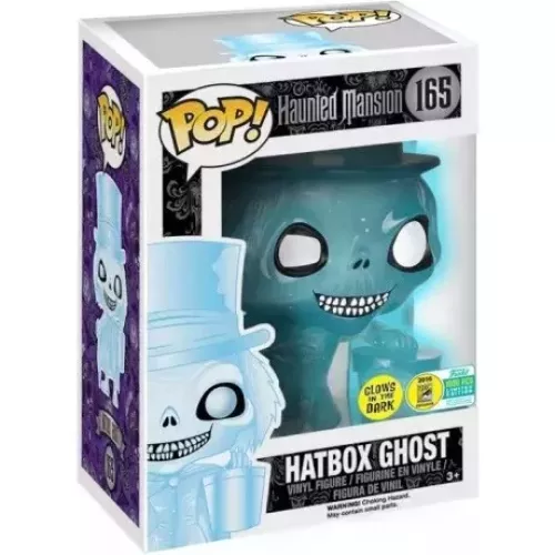 Funko Pop! Hatbox Ghost #165 Glows in the Dark The Haunted Mansion Box