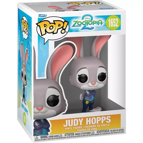 Funko Pop! Judy Hopps #1652 Disney Zootopia 2 Vinyl Figure Box