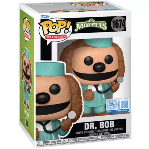 Funko Pop! Dr. Bob #1674 The Muppets Disney Vinyl Figure Box