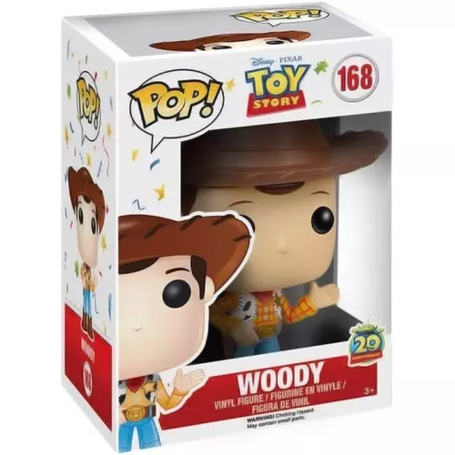 Funko Pop! Woody #168 Disney Pixar Toy Story Vinyl Figure Box