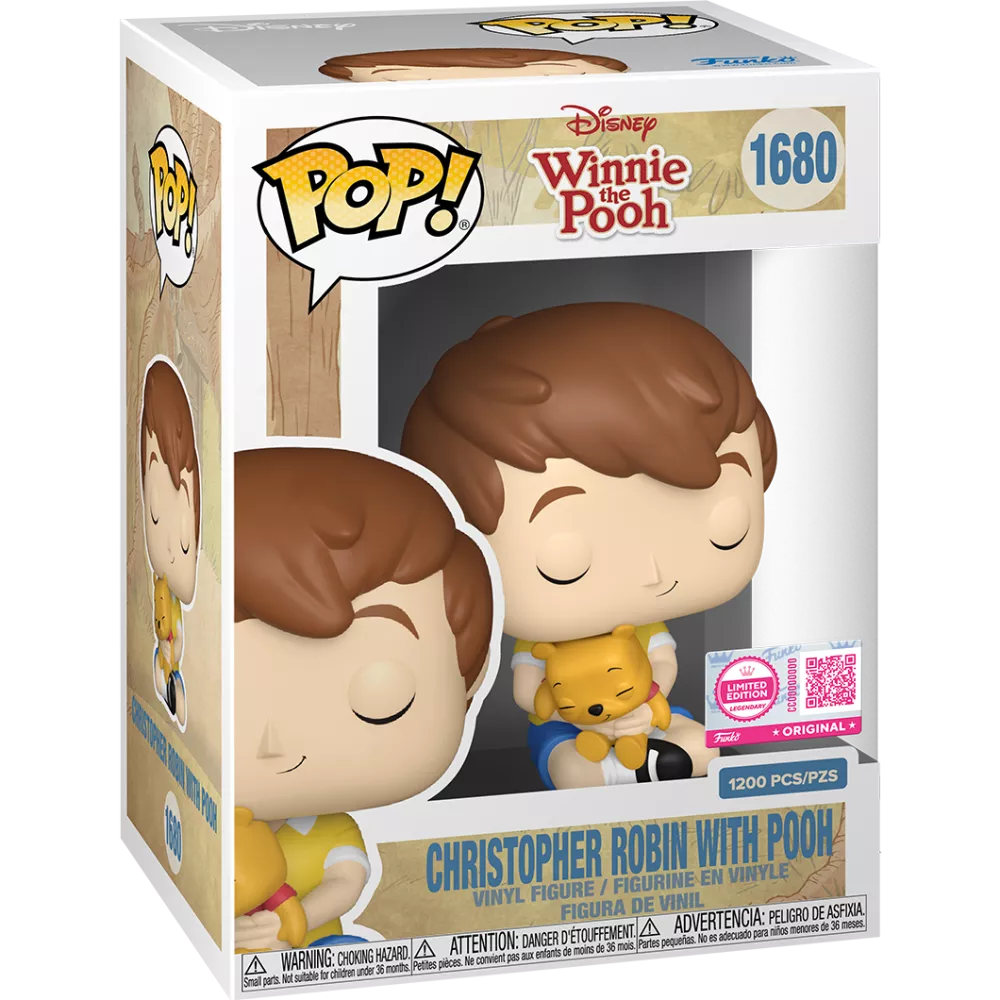 Christopher Robin with Pooh Box
