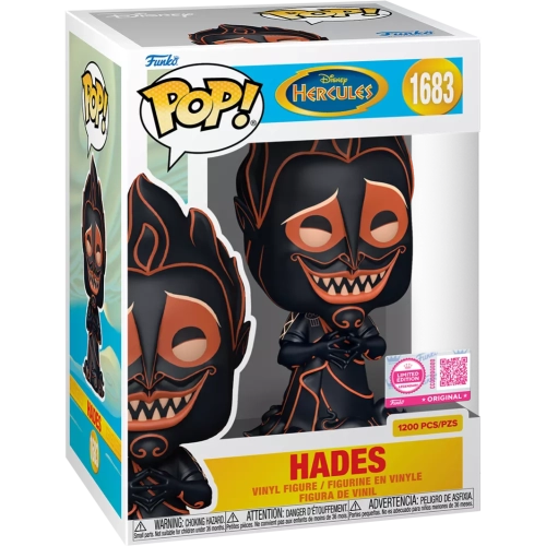 Funko Pop! Hades #1683 Pottery Deco Disney Hercules Box