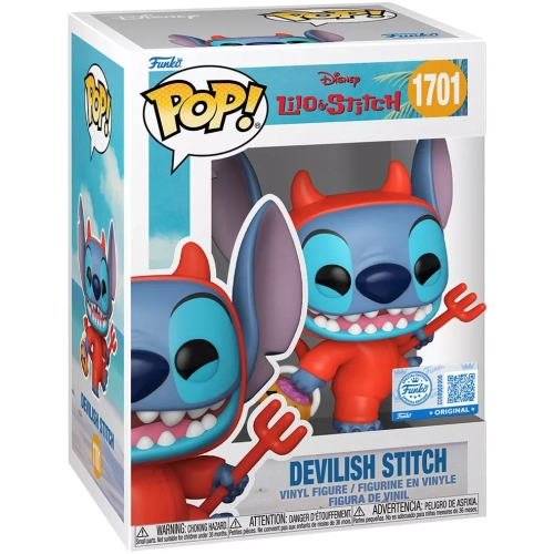 Funko Pop! Devilish Stitch #1701 Disney Stitch Vinyl Figure Box