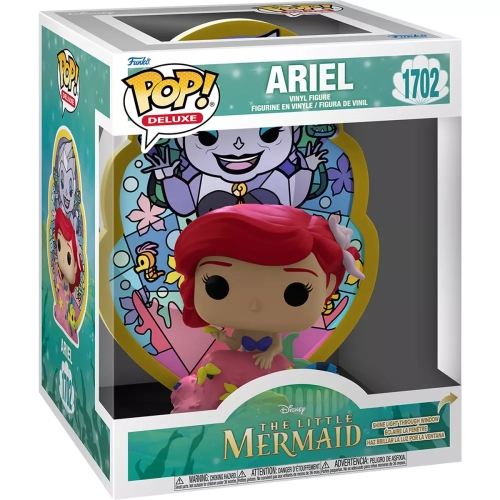 Funko Pop! Ariel #1702 Stained Glass Lights Up! Disney The Little Mermaid Box