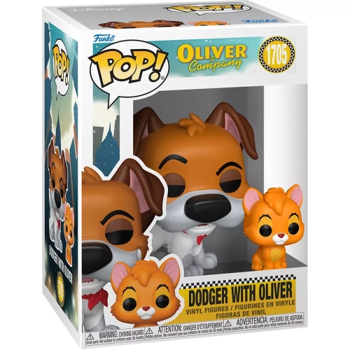 Funko Pop! Dodger with Oliver #1705 Oliver & Company Box