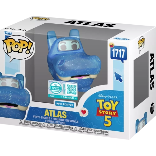 Funko Pop! Atlas #1717 Disney Pixar Toy Story 5 Vinyl Figure Box