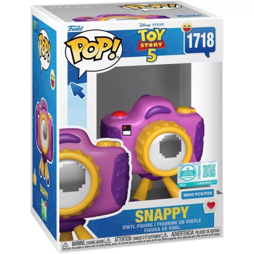 Funko Pop! Snappy #1718 Disney Pixar Toy Story 5 Vinyl Figure Box