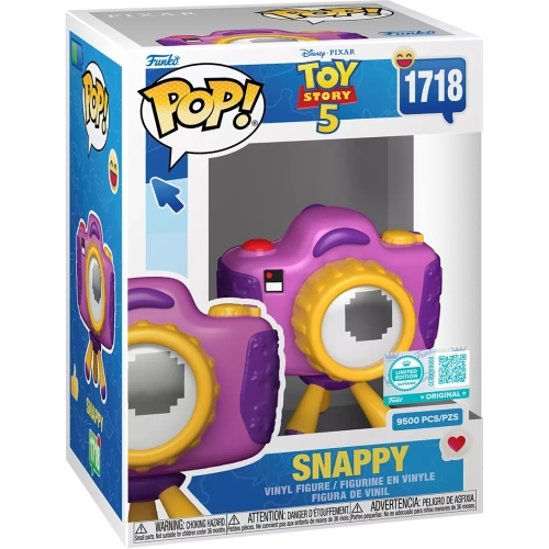 Funko Pop! Snappy #1718 Disney Pixar Toy Story 5 Vinyl Figure Box