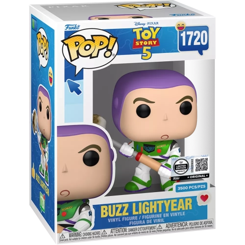 Funko Pop! Buzz Lightyear #1720 with Marshmallow Disney Pixar Toy Story 5 Box